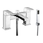 JTP Sable Pillar Mounted Bath Shower Mixer Tap with Kit - Chrome