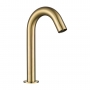 JTP Sensor Deck Spout Mains / Battery Operated Basin Mixer Tap - Brushed Brass