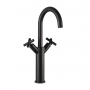 JTP Solex Tall Mono Basin Mixer Tap Swivel Spout - Matt Black