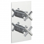 JTP Solo Thermostatic Concealed 2 Outlet Shower Valve - Chrome