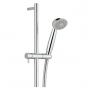 JTP Techno Shower Rail Kit Tosca Single Function Handset Chrome