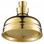 JTP Victorian Fixed Shower Head 200mm Diameter - Antique Brass