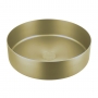 JTP Vos Round Sit-On Countertop Basin 360mm Wide - Brushed Brass