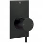 JTP Vos Single Lever Concealed Manual Shower Valve - Matt Black