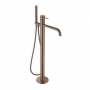 JTP Vos Freestanding Bath Shower Mixer Tap with Kit - Brushed Bronze
