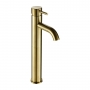 JTP Vos Tall Basin Mixer Tap - Brushed Brass