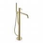 JTP Vos Freestanding Bath Shower Mixer Tap with Kit - Brushed Brass