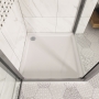 Just Trays JT Fusion Square Anti-Slip Shower Tray with Waste 900mm x 900mm 4 Upstand