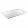 Just Trays JT Fusion Rectangular Shower Tray with Waste 1200mm x 760mm Flat Top