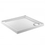 Just Trays JT Fusion Square Shower Tray With Waste 800mm x 800mm 4 Upstand