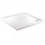 Just Trays JT Fusion Square Shower Tray with Waste 800mm x 800mm Flat Top