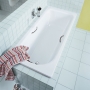 Kaldewei Saniform Plus Rectangular Steel Enamel Bath with Twin Grips
