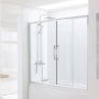 Lakes Classic Over Bath Semi Frame-less Side Panel 1500mm H X 700mm W - 6mm Glass