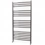 MaxHeat Camborne Curved Heated Towel Rail 1200mm H x 600mm W Stainless Steel