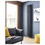 Prestige Cincinnati Designer Vertical Radiator 2000mm H x 351mm W - Anthracite