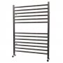MaxHeat Falmouth Straight Heated Towel Rail 800mm H x 600mm W Stainless Steel
