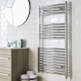 Prestige E-Rail Chrome Electric Straight Ladder Towel Rail