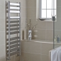 Prestige York Flat Panel Designer Heated Ladder Towel Rail