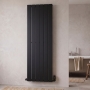 MaxHeat Nitro Black Vertical Aluminium Designer Radiator