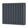 MaxHeat Octavius Anthracite Horizontal Column Radiator