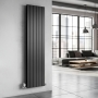 MaxHeat Pulse Anthracite Vertical Designer Radiator