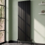 MaxHeat Shift Black Vertical Aluminium Designer Radiator