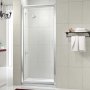 Merlyn 8 Series In-Fold Shower Door with Tray 1000mm Wide - 8mm Glass