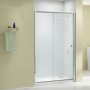 Merlyn Ionic Source Sliding Shower Door 1000mm Wide - 6mm Glass
