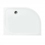 Merlyn Ionic Touchstone Offset Quadrant Shower Tray, 1200mm x 800mm, Left Handed