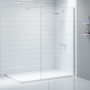 Merlyn Ionic Wet Room Glass Shower Panel 800mm Wide 8mm Glass