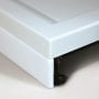 Merlyn Mstone Quadrant Tray Panel Kit and Legs up-to 900mm (Kit 2) - White (85mm Height)