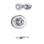 Mira Excel BIR Concealed Thermostatic Shower Mixer with Shower Head - Chrome