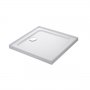 Mira Flight Low Square Shower Tray with Waste 900mm X 900mm 4 Upstands
