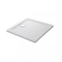 Mira Flight Safe Square Anti-Slip Shower Tray with Waste 800mm x 800mm - White