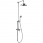 Mira Realm Dual Exposed Mixer Shower with Shower Kit + Fixed Head