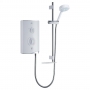 Mira Sport Thermostatic Electric Shower with Kit and Showerhead 9.8kW White/Chrome
