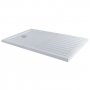 MX Elements Rectangular Anti-Slip Walk-In Shower Tray with Waste 1400mm x 900mm - White
