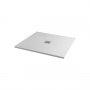 MX Minerals Square Shower Tray 900mm x 900mm - Ice White