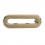 Nuie Oval Basin Overflow Cover - Brushed Brass