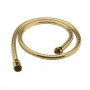 Nuie Double Lock Shower Hose 1500mm Length - Brushed Brass