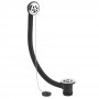 Nuie Contract Bath Waste and Overflow, Poly Plug and Ball Chain, Chrome