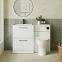 Arno 1100mm 2-Drawer Combination Vanity Basin and Toilet Unit