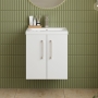 Arno 500mm 2-Door Wall Hung Vanity Unit