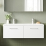 Arno Twin 1200mm 2-Drawer Wall Hung Vanity Unit