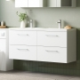 Arno Twin 1200mm 4-Drawer Wall Hung Vanity Unit