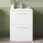 Arno 600mm 2-Drawer Floor Standing Vanity Unit