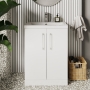 Arno Compact 600mm 2-Door Floor Standing Vanity Unit