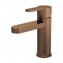 Nuie Arvan Mono Basin Mixer Tap With Push Button Waste - Brushed Bronze