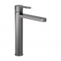 Nuie Arvan Tall Mono Basin Mixer Tap - Brushed Pewter