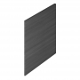 Nuie Athena Square Shower Bath End Panel 540mm H x 680mm W - Anthracite Woodgrain